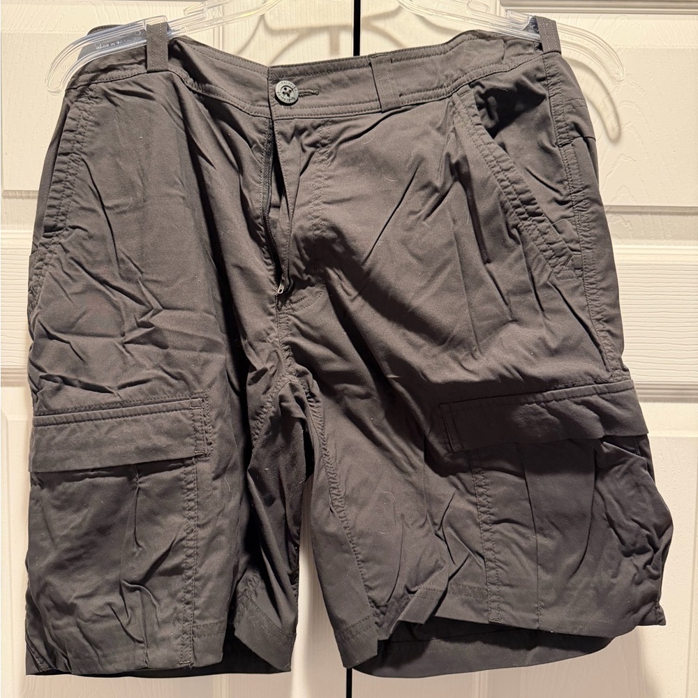 REI Men's Charcoal Cargo Shorts